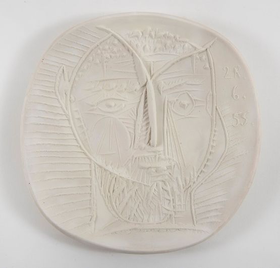 Visage de Faune  A.R. 283 by Pablo Picasso contemporary artwork Sculpture