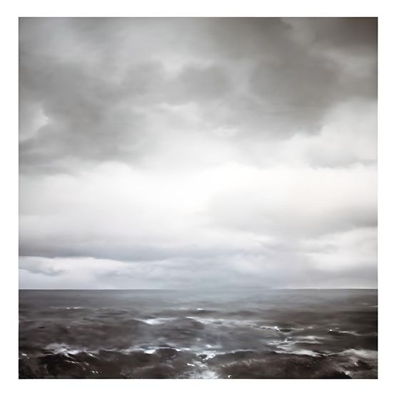 Seestuck bewolkt by Gerhard Richter contemporary artwork Print