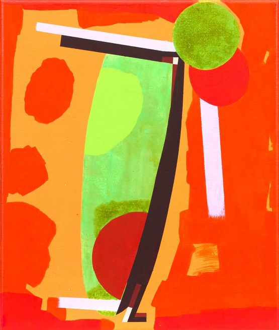 JITTERING 2 by Denys Watkins contemporary artwork Painting