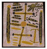 Big Corroboree with Water by Uta Uta Tjangala contemporary artwork painting