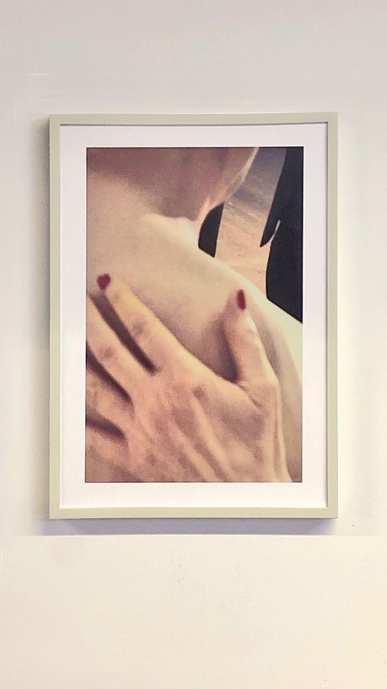 Selfportrait HOW TO GET COMFORTABLE IN AN UNCOMFORTABLE WORLD. 3 by Urs Luthi contemporary artwork Photography