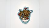 Chicken Noodle carpet by Indieguerillas contemporary artwork textile