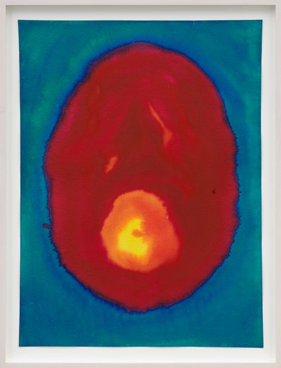 Agni Garbha by Prafulla Mohanti contemporary artwork Works on Paper