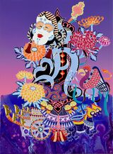 TR 1375 I by Kohei Kyomori contemporary artwork mixed media painting