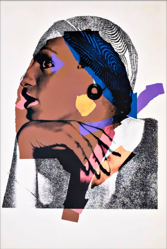 Ladies and Gentlemen II.136 Wilhelmina Ross by Andy Warhol contemporary artwork Print