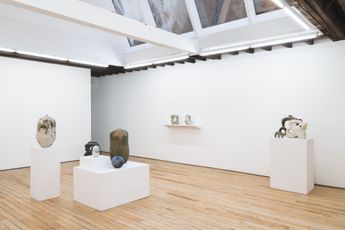 Contemporary art exhibition Miwa Neishi Toshiko Takaezu Toki-No-Wa Harmony of Time at Uffner  Liu New York United States