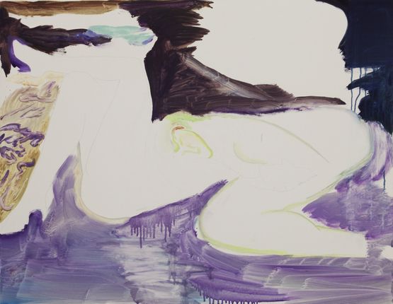 Woman Lying Down by Yan Bingqian contemporary artwork Painting