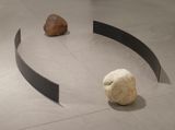 Relatum - expansion place by Lee Ufan contemporary artwork sculpture