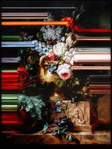 Still Life with Thistle by Olan Ventura contemporary artwork painting
