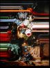 Still Life with Thistle by Olan Ventura contemporary artwork Painting