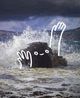 Celebrating in the swell by Abdul Abdullah contemporary artwork Painting