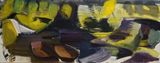 Dark Pool With Boats by Ivon Hitchens contemporary artwork painting