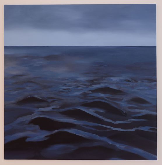 Under the waves by Ayesha Sultana contemporary artwork Painting