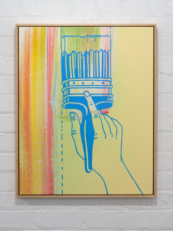 Paint Application by Ian Scott contemporary artwork Painting