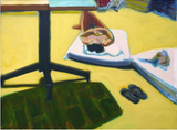 Balkon Gelb Ulla Bolsener See I by Norbert Tadeusz contemporary artwork painting
