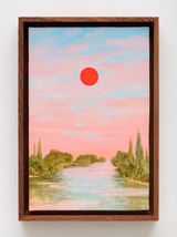 Blood Moon by Angela Lane contemporary artwork painting
