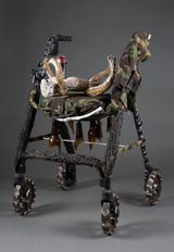 Wounded Walking by Fiona Hall contemporary artwork sculpture