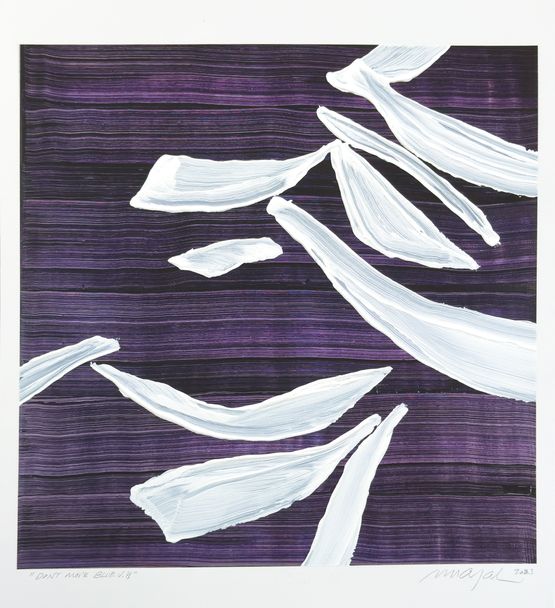 Dont Move Blue V. P1 by Ricardo Mazal contemporary artwork Painting