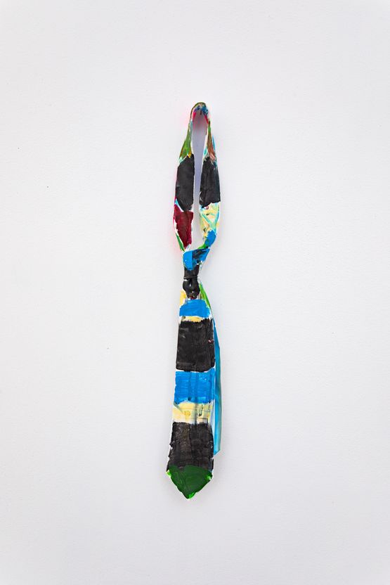 Tie by Hayley Tompkins contemporary artwork Painting