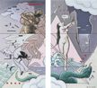 Layered Imagery no. 7 by Guan Wei contemporary artwork Painting