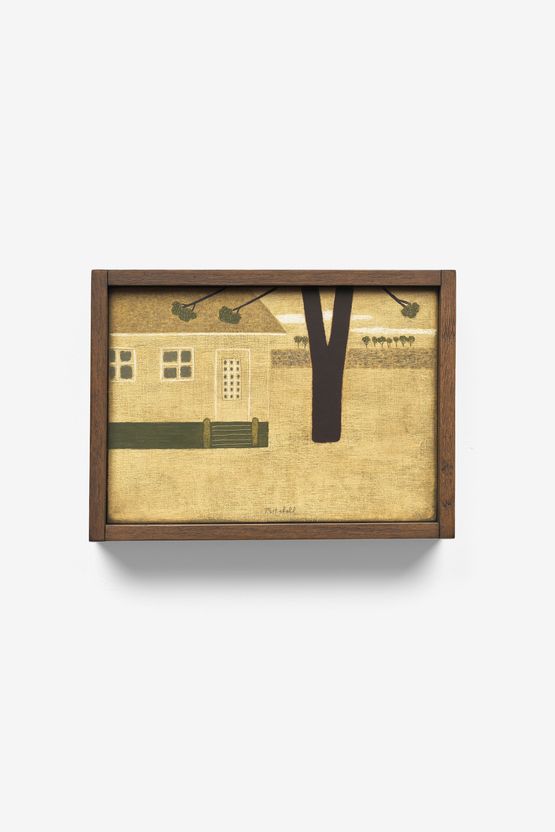 House at the River by John Joseph Mitchell contemporary artwork Painting