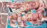 The App 2 by Adrian Ghenie contemporary artwork painting