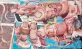 The App 2 by Adrian Ghenie contemporary artwork Painting