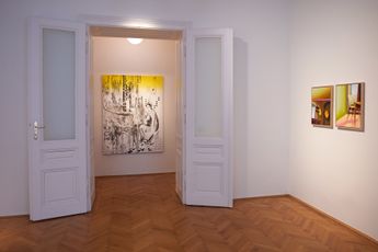 Contemporary art exhibition Susanne Kuhn PALETTE at Beck  Eggeling International Fine Art Vienna Austria