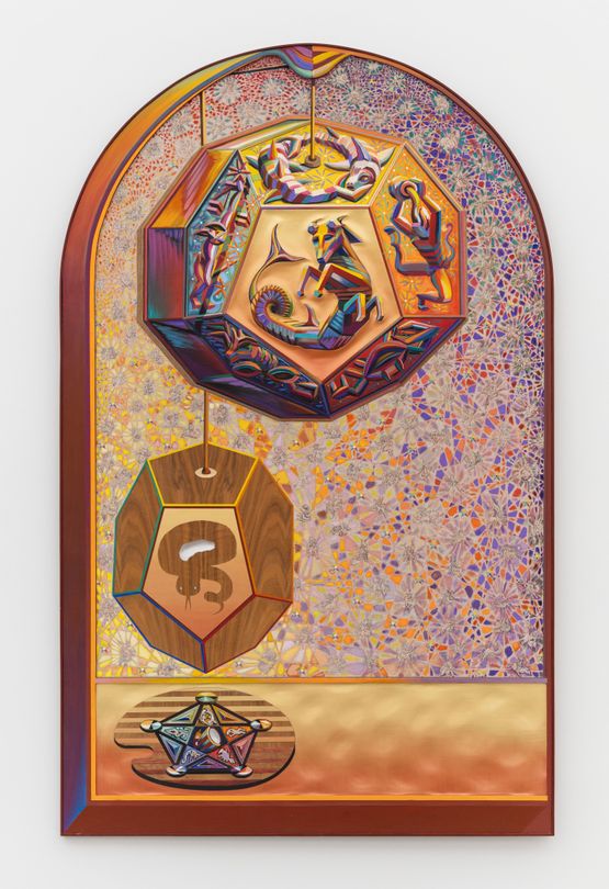 Hanging Zodiacs EasternWestern by Zach Harris contemporary artwork Painting