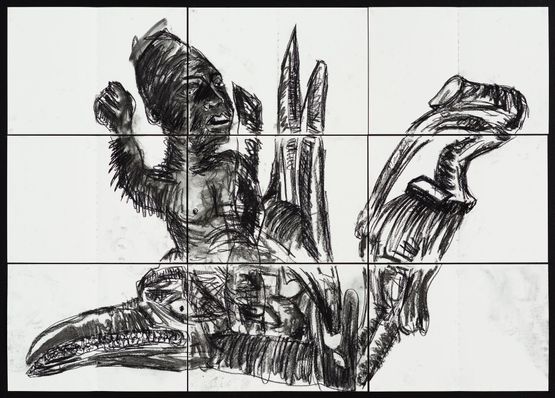 Slide by Pierre Mukeba contemporary artwork Works on Paper