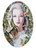 The Garden Inside the Mirror by Andres Barrioquinto contemporary artwork Painting