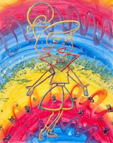 Judy Jetson Garland by Kenny Scharf contemporary artwork painting