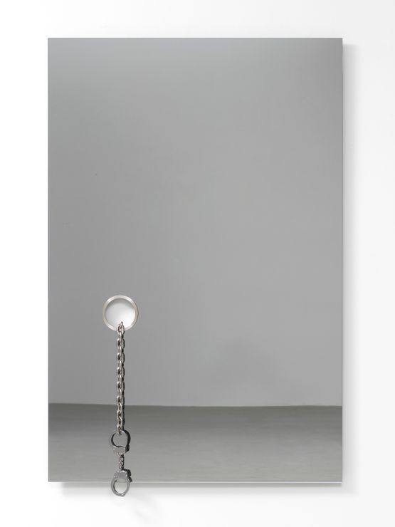 Love is Blind Grey by Monica Bonvicini contemporary artwork Sculpture