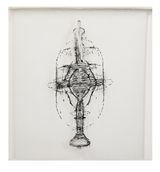 The Book of the Time-Travellers The Forms of Time Earth and Sky Words and Numbers 16 by Parul Thacker contemporary artwork textile