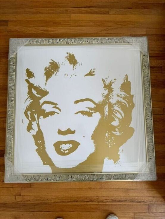 Golden Marilyn Monroe (Sunday B. Morning), 2010 by Sunday B