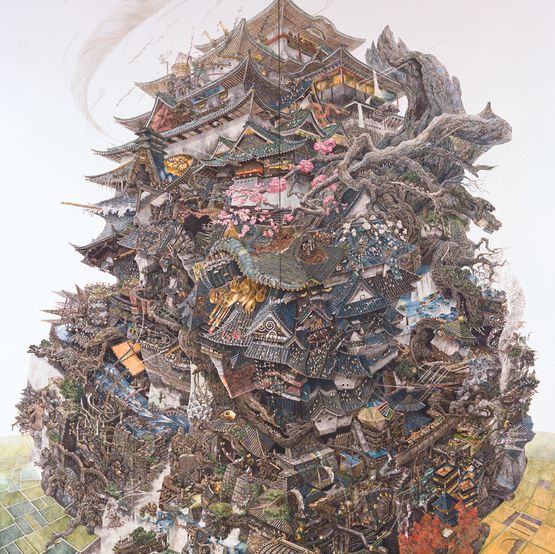 History of Rise and Fall by Ikeda Manabu contemporary artwork Works on Paper