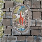 Courtyard by Mao Xuhui contemporary artwork drawing works on paper