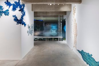 Contemporary art exhibition Leo Battistelli Living Water at Galatea Padre Joao Manuel Sao Paulo Brazil