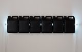 Strait Black by Bill Culbert contemporary artwork installation