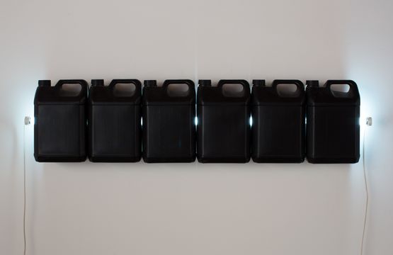 Strait Black by Bill Culbert contemporary artwork Installation