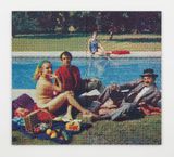 Le Dejeuner sur lherbe by Alain Jacquet contemporary artwork print