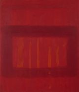 Cool Series 48 Striated Red by Perle Fine contemporary artwork painting works on paper