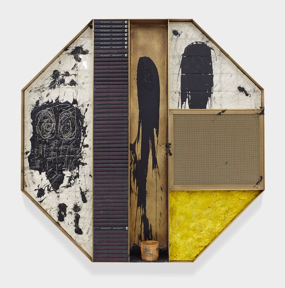 Untitled Microphone Sculpture by Rashid Johnson contemporary artwork Sculpture