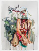 Guahi 2 by Gisela Mcdaniel contemporary artwork drawing painting works on paper