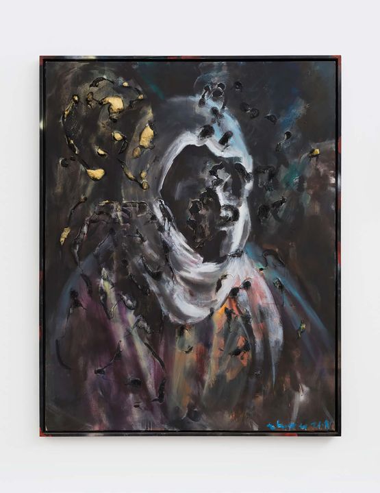 Refugee And Left-over Gel by Zhou Yilun contemporary artwork Painting