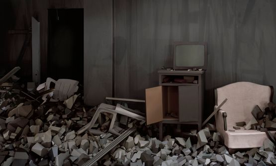 Ruine  Ruin by Thomas Demand contemporary artwork Photography