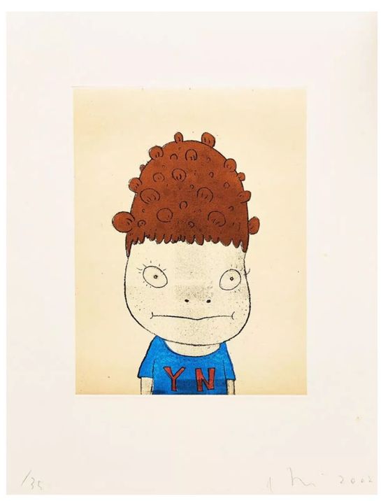 Y.N. Self-Portrait by Yoshitomo Nara contemporary artwork Print