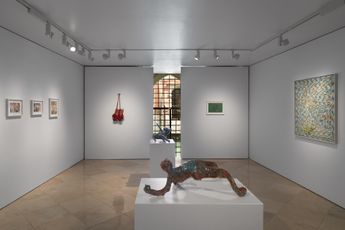 Contemporary art exhibition Christian Holstad Time wounds all heels at Victoria Miro Venice Italy