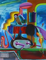 El Esquema Dinamico De La Ventosa by Gorka Mohamed contemporary artwork painting works on paper