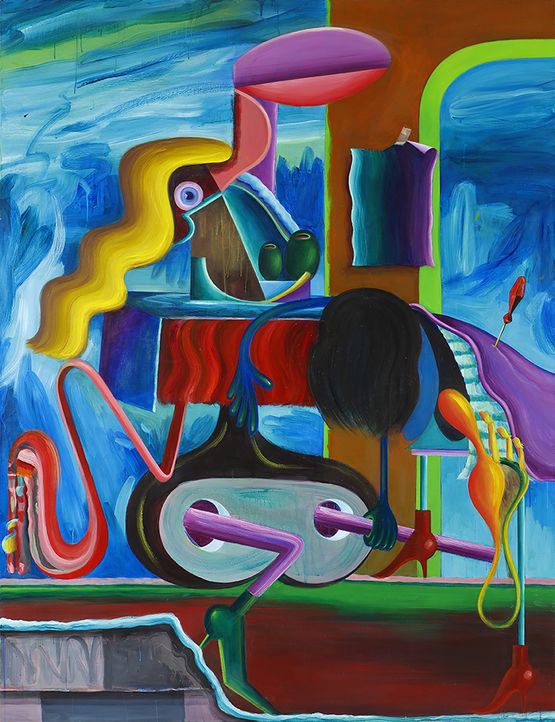El Esquema Dinamico De La Ventosa by Gorka Mohamed contemporary artwork Painting